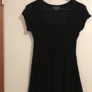 Adorable Little Black Lace Dress